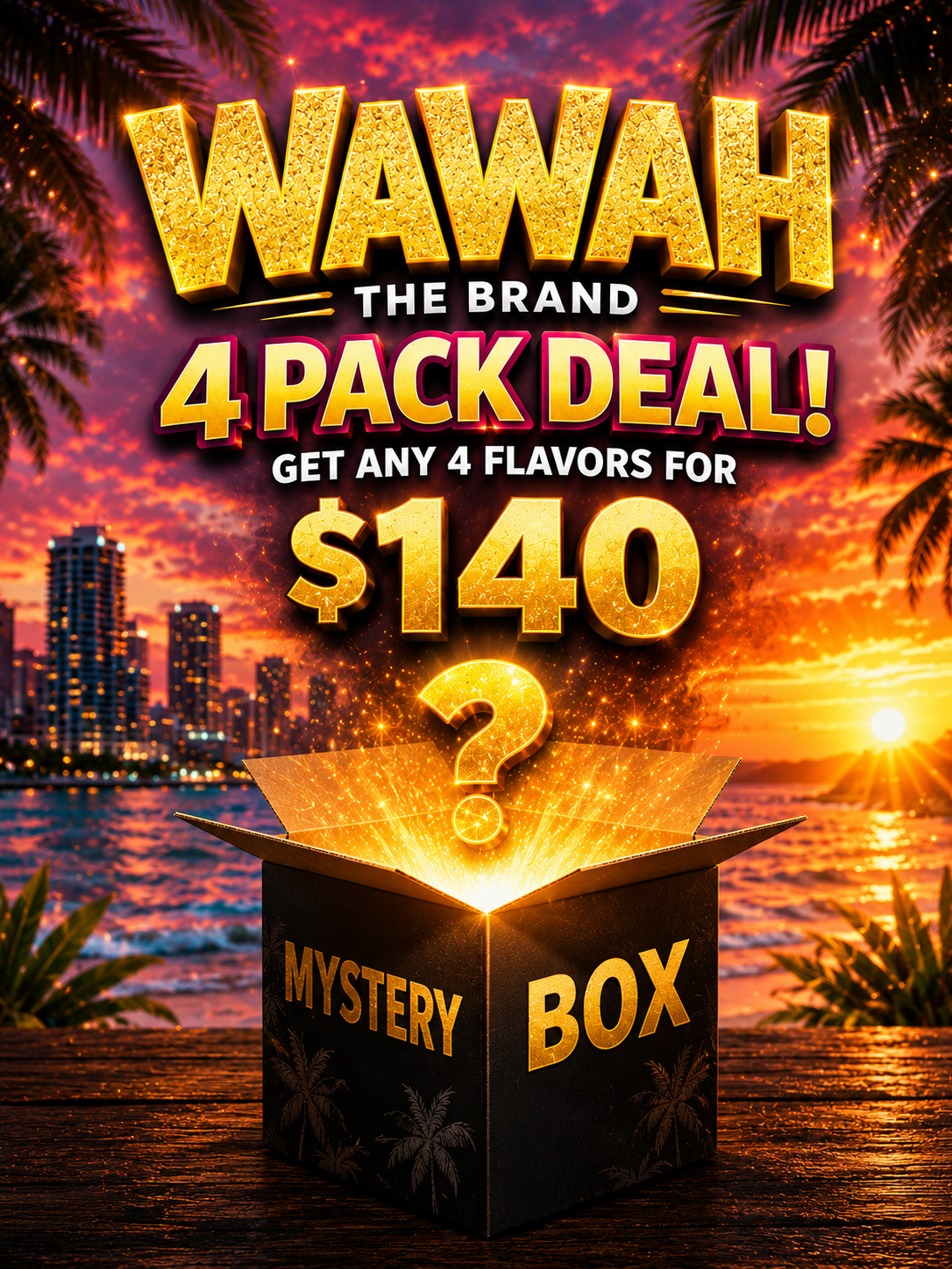 WAWAH THE BRAND – 4 PACK MYSTERY DEAL