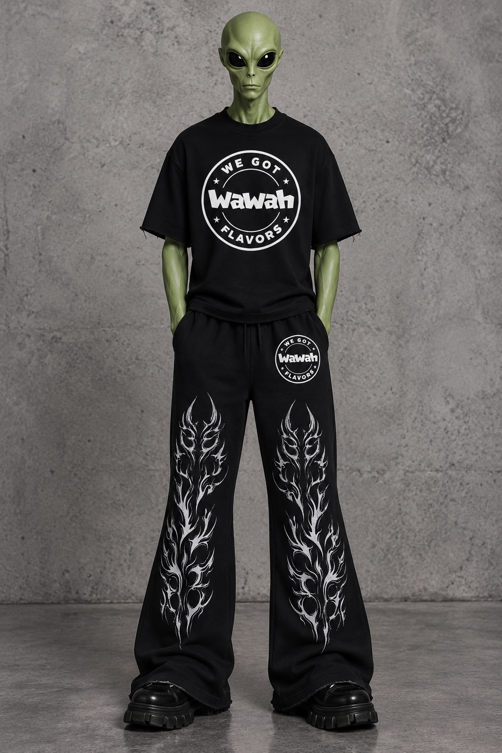 Wawah “We Got Flavors” Tee & Sweatpants Set